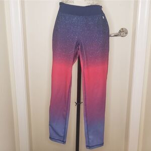 Ombre stripes Galaxy leggings